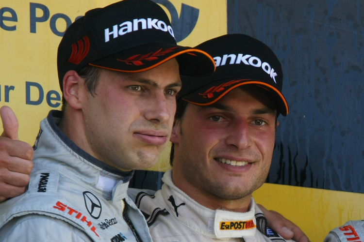 Gary Paffett (li.) und Bruno Spengler