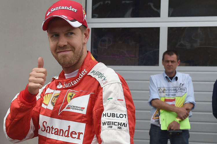 Sebastian Vettel darf schon dieses Wochenende auf dem Hungaroring Gas geben – in einem F2012