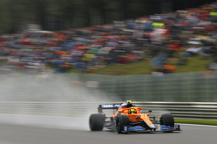 Lando Norris crashte im Qualifying 