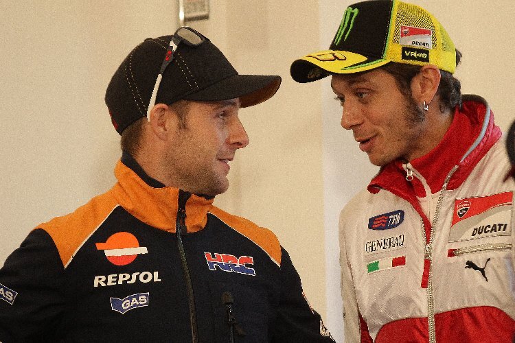 Jonathan Rea und Valentino Rossi fuhren nur für zwei Rennen in derselben Kategorie