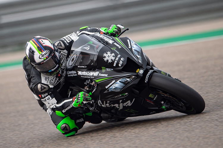 Leon Haslam auf der neuen Kawasaki ZX-10RR