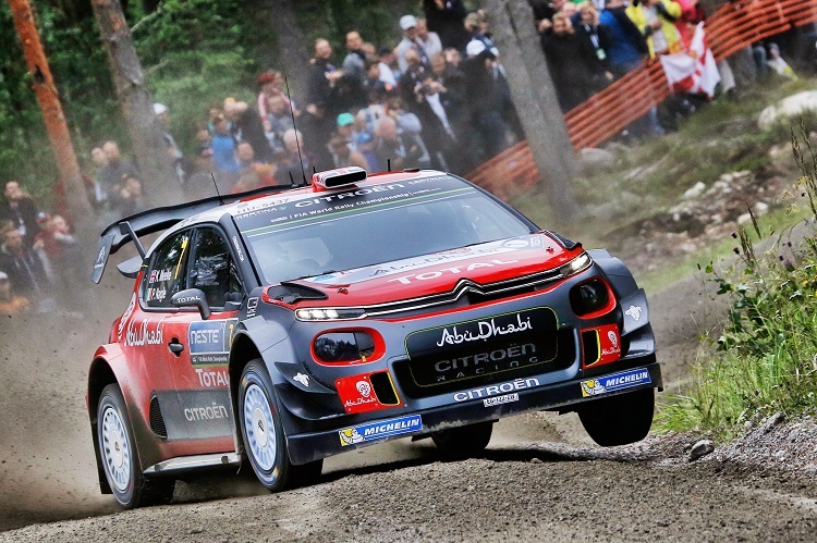 Kris Meeke bei der Rallye Finnland