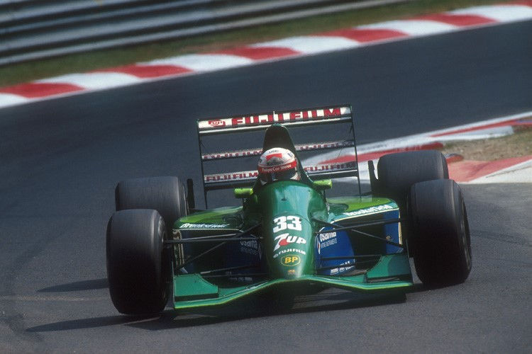 Andrea de Cesaris 1991 im wunderschönen Jordan