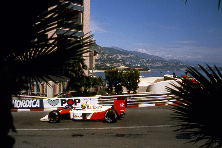 Ayrton Senna in Monaco 1988