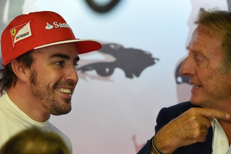  Fernando Alonso und Luca di Montezemolo