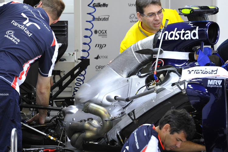 Der Renault-Motor im Williams