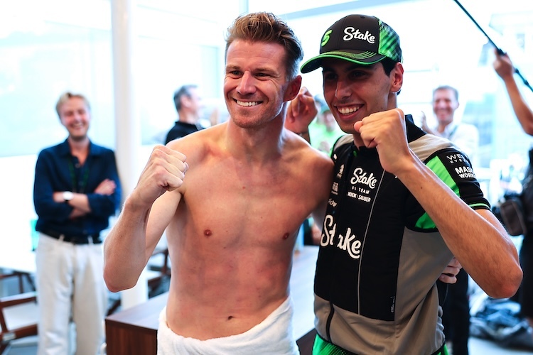 Nico Hülkenberg und Gabriel Bortoleto