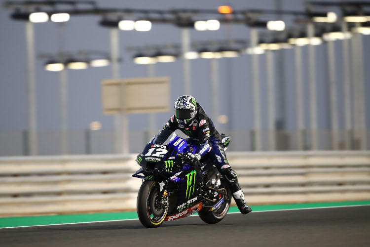 Maverick Viñales im Flutlicht von Katar