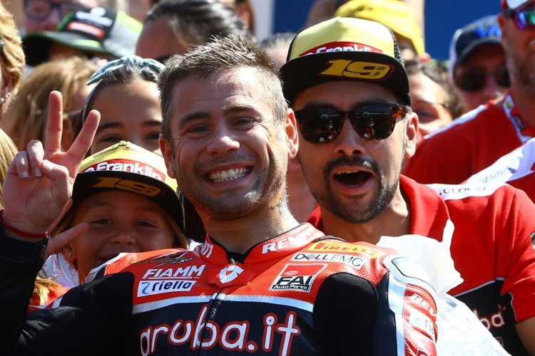 Alvaro Bautista und Mario Ruiz