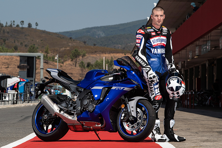 Ben Spies mit der neuen Yamaha R1