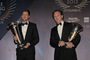 Geehrt: Sebastian Vettel und Christian Horner
