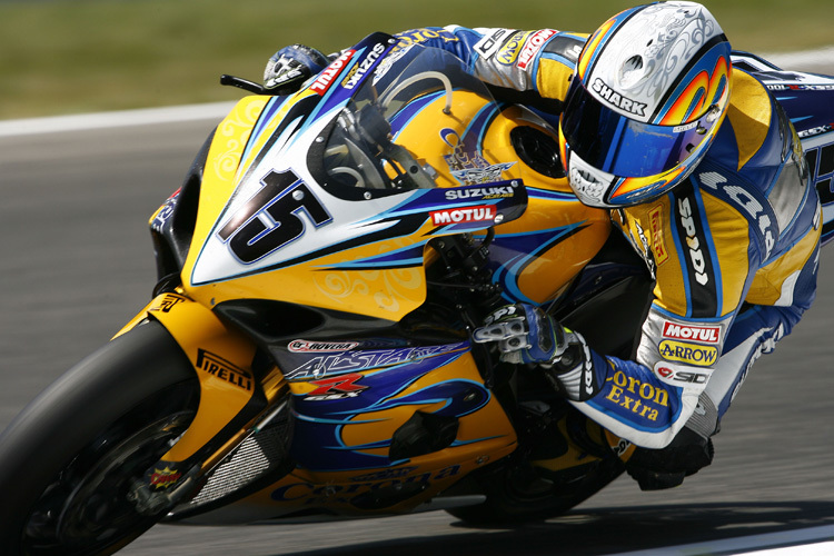 Seine einzige Superbike-Saison 2006 lief für Fabien Foret nicht gut