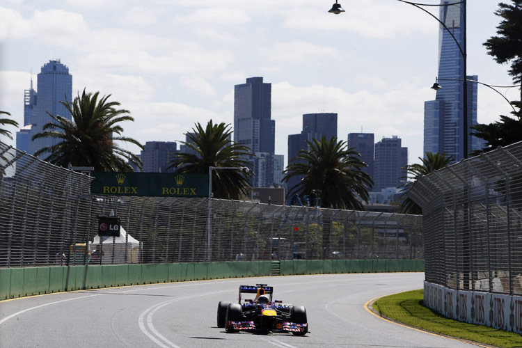 Sebastian Vettel war in Melbourne auch am Nachmittag der schnellste Mann