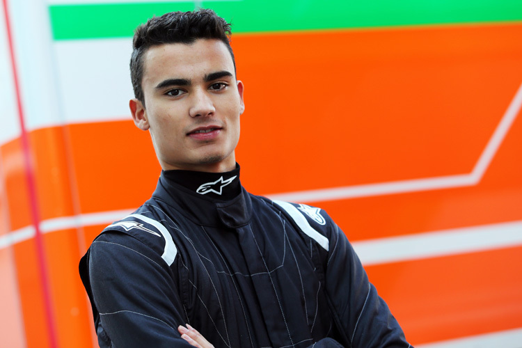 Pascal Wehrlein im Winter als Force-India-Testfahrer