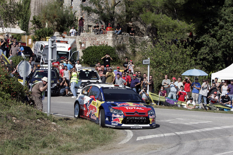 Dani Sordo 2009 bei seinem WM-Heimspiel