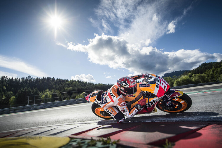 Marc Márquez trainierte im September 2015 bereits in Spielberg