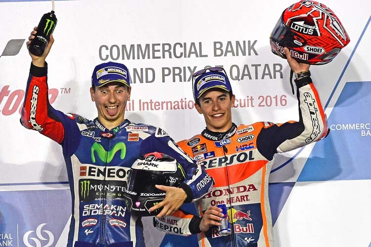 In Katar stand Jorge Lorenzo auf dem obersten Treppchen