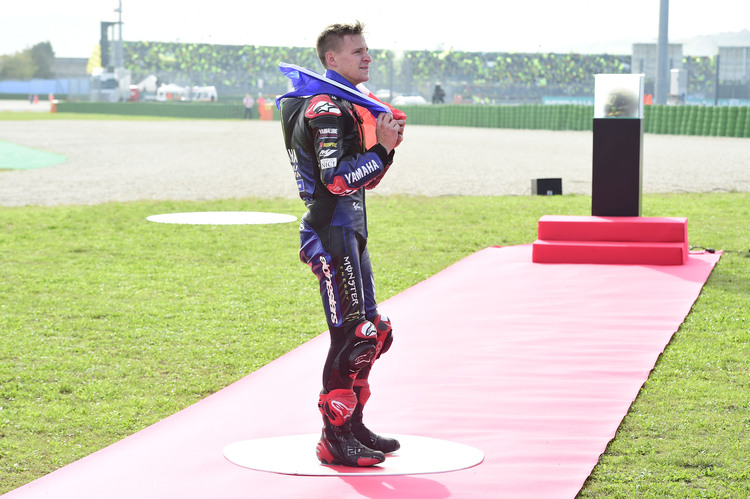 Fabio Quartararo nach seinem MotoGP-Titelgewinn in Misano 2021