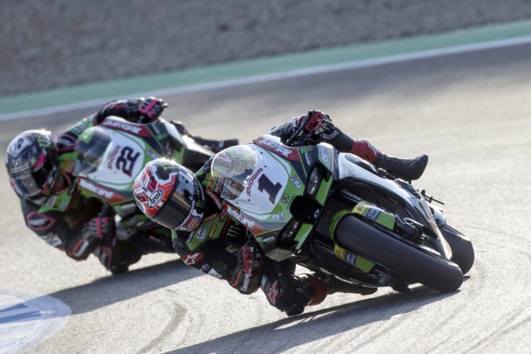 Jonathan Rea und Alex Lowes