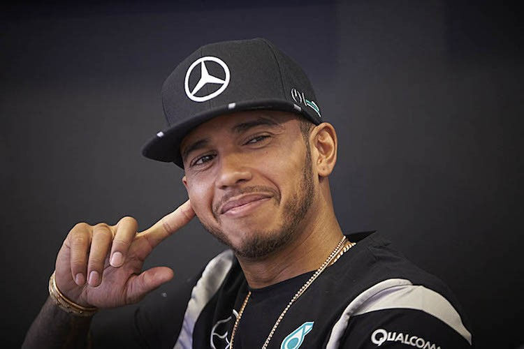 Lewis Hamilton hat gut lachen
