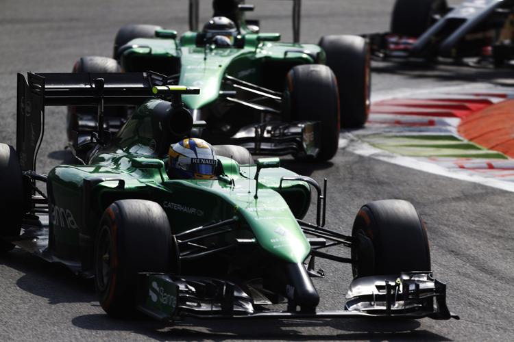 Marcus Ericsson und Kamui Kobayashi in Monza