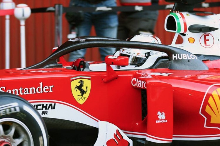 Vettel und Räikkönen legten in Barcelona eine Runde mit dem Halo zurück