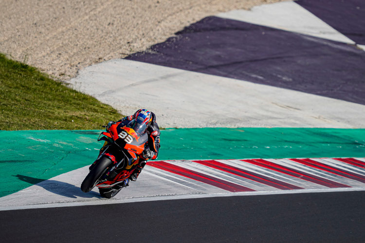 Brad Binder beim privaten MotoGP-Test in Misano