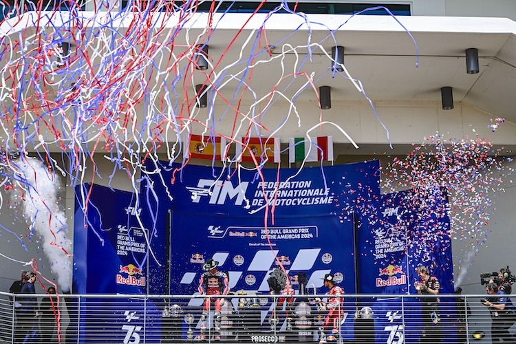 Derzeit keine Partylaune in den USA: Die Übernahme der MotoGP zieht sich hin