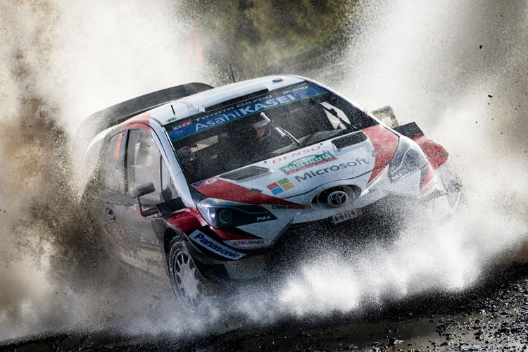 Toyota – im Foto Ott Tänak – könnte zum ersten Mal seit 1999 wieder Marken-Weltmeister werden