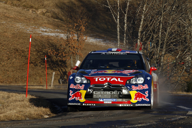 Sébastien Loeb setzte sich etwas ab