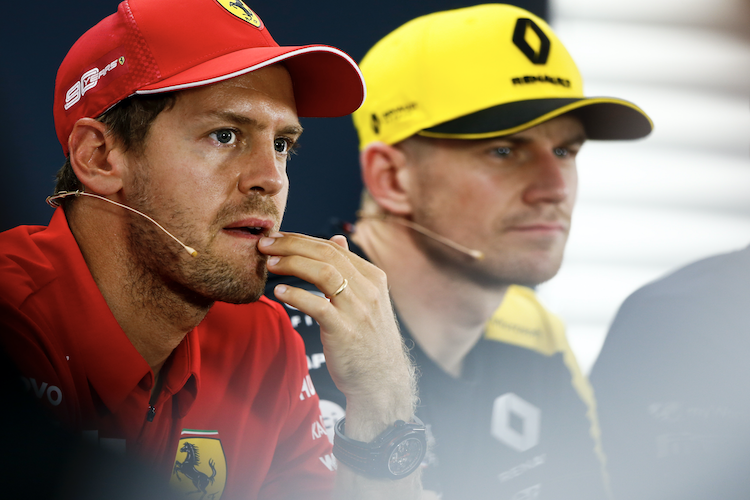 Sebastian Vettel und Nico Hülkenberg