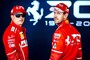 Kimi Räikkönen und Sebastian Vettel