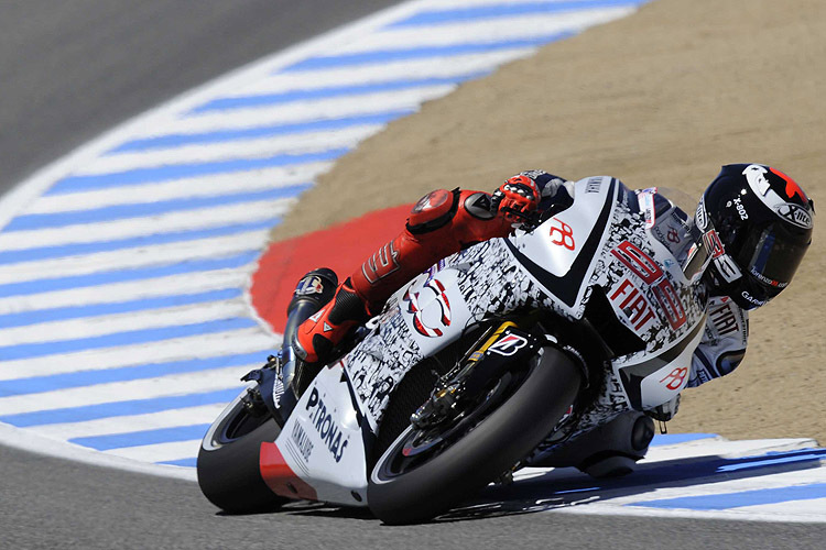 Jorge Lorenzo in Laguna Seca