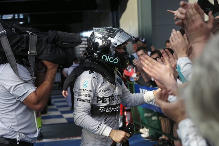 Nico Rosberg nach dem Rennen