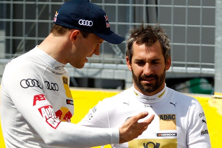 Timo Glock mit Mattias Ekström