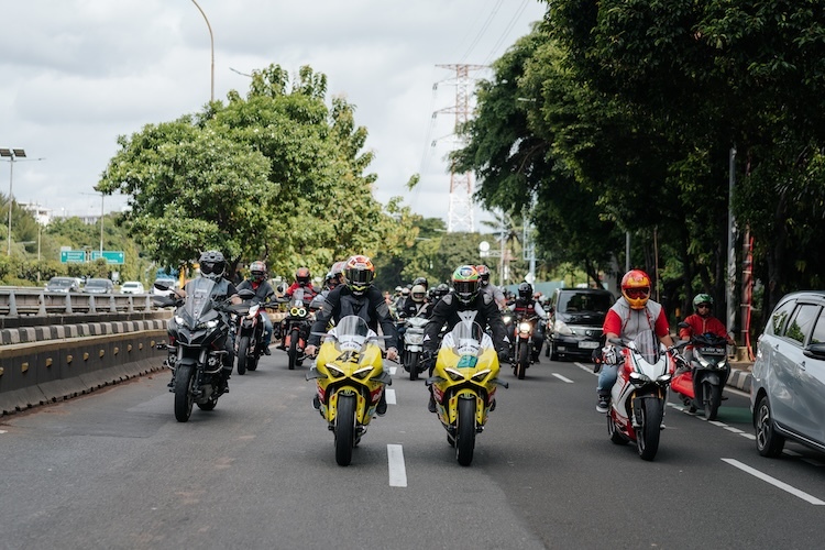 Zusammen mit Franco Morbidelli und Fabio Di Giannantonio wird Rossi in den Straßen von Jakarta unterwegs sein