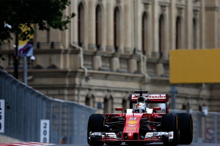 Sebastian Vettel in Baku