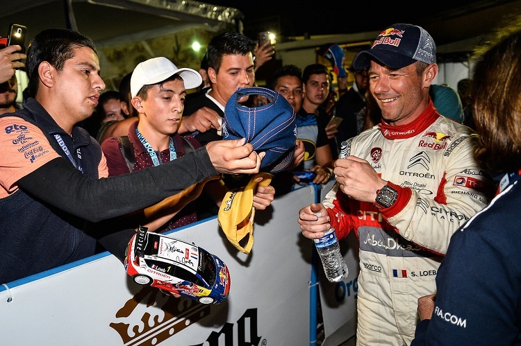 Sébastien Loeb gab sich in Mexiko sehr volksnahe