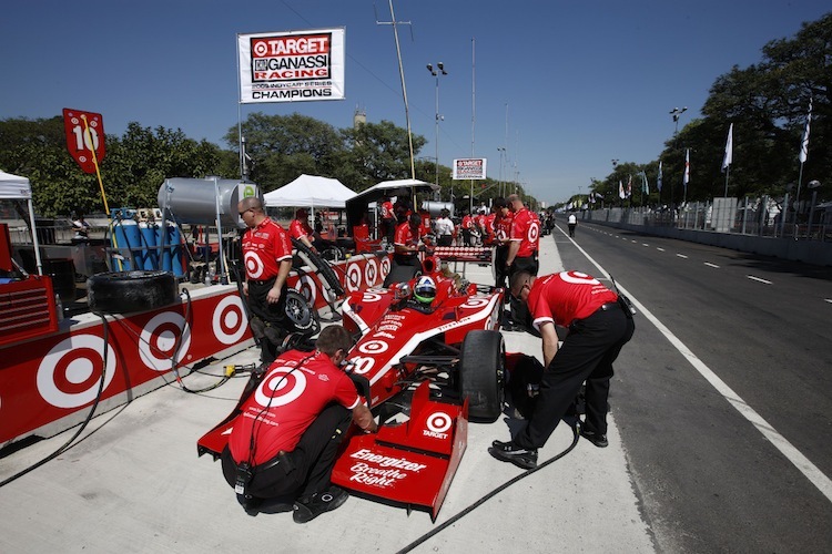 Der Champion auf der Pole: Franchitti