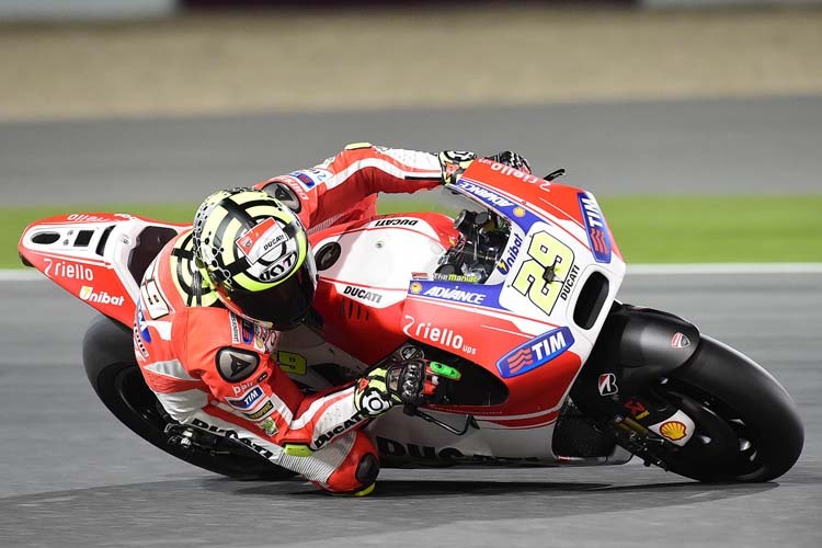 Andrea Iannone startet am Sonntag von Position 4