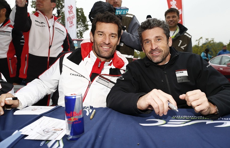 Zwei der bekanntesten Gesichter in der FIA WEC: Mark Webber (li.) und Patrick Dempsey