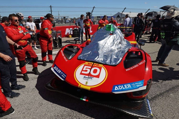 Der Ferrari 499P in Sebring