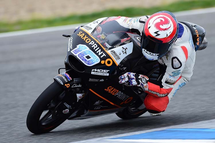 Alexis Masbou auf der Honda des Racing Team Germany