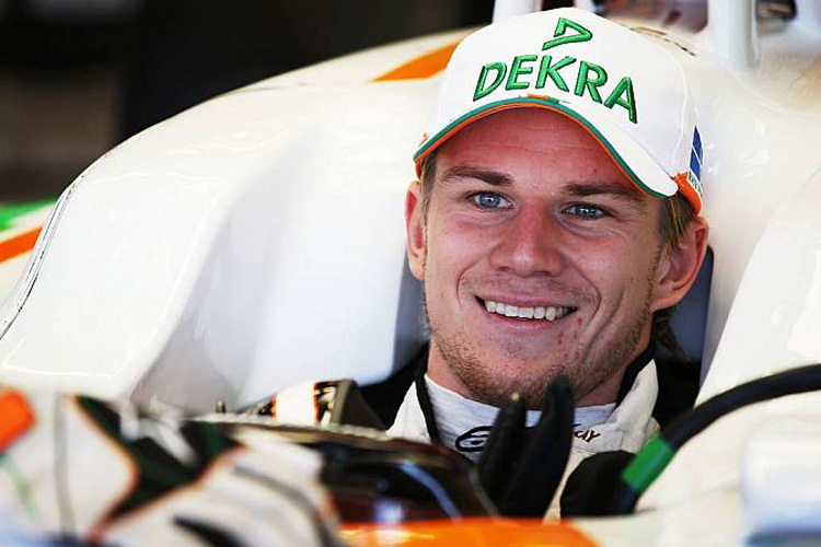 Nico Hülkenberg freut sich