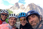 Ferrari-Star Fernando Alonso ist mit Freunden in den italienischen Dolomiten unterwegs
