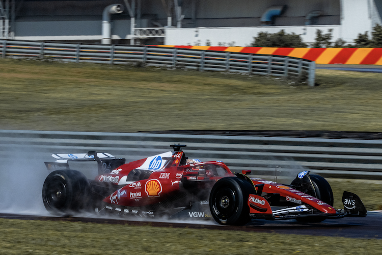 Guanyu Zhou in Fiorano
