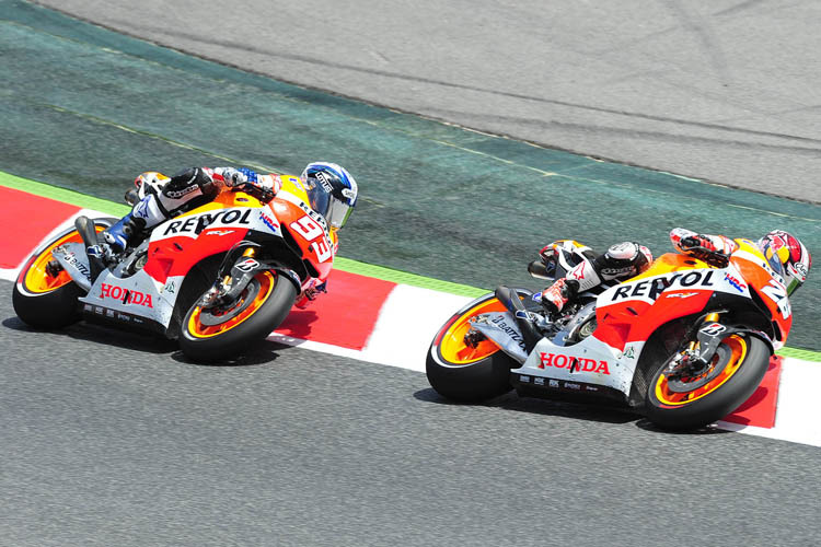 Barcelona-GP: Dani Pedrosa vor Marc Márquez