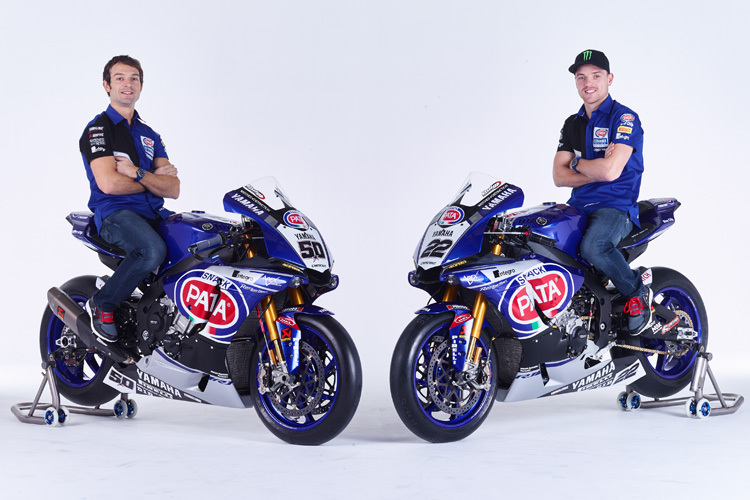 Yamaha-Werksteam: Sylvain Guintoli (li.) und Alex Lowes