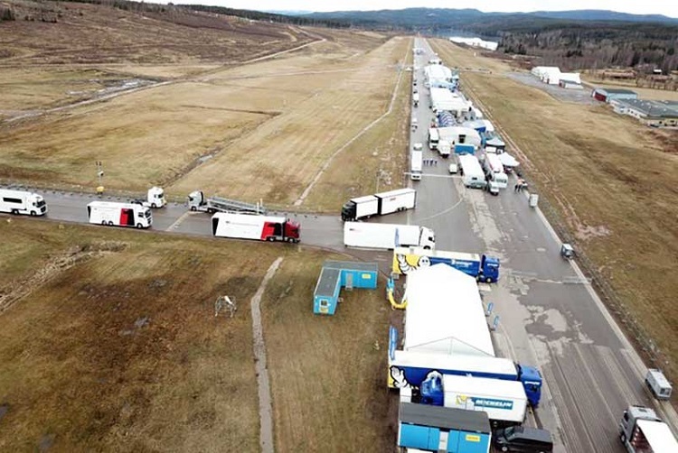 Der total schneefreie Servicepark in Torsby