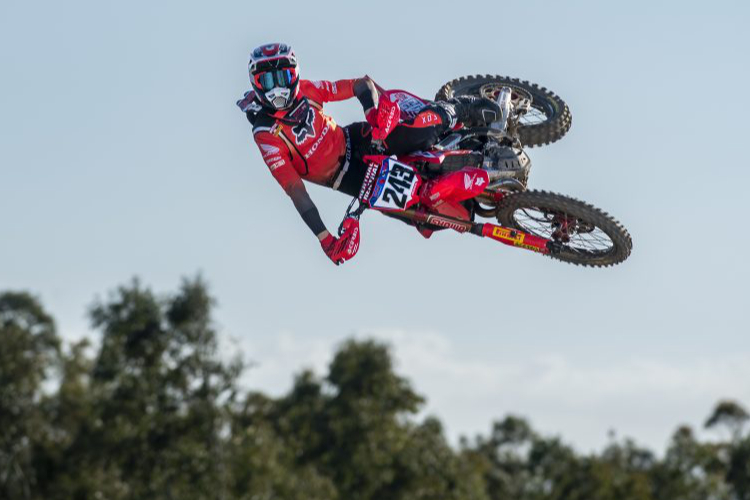 Tim Gajser trainiert bereits fleißig